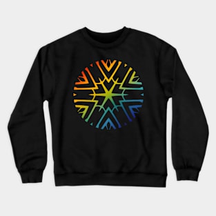 wheel of rainbow Crewneck Sweatshirt